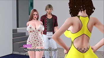 Preview 2 of Big Balck Xnxx - Max&#039_s Life Temporada 3 Cap 175 - mi amiga me chupa la polla en el ba&ntilde_o