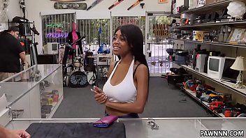 Preview 2 of Ashin Milf - Busty Ebony Brittney White Needs Some Money - XXX Pawn