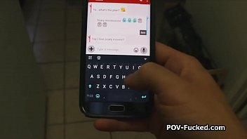 Preview 1 of Totally Usa Online Milf - Pretty perky brunette teen POV fucked after movie