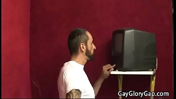 Preview 1 of Moti Teacher And Brother Xnxx - Gay Interracial Dick Sucking And Handjobs With Sexy White Boy 24