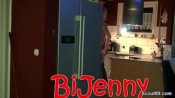 Preview 1 of Big Rounded Tits - German Big Tit MILF Fuck with Stranger and Get Cum on Pussy