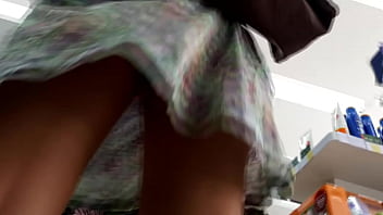 Preview 1 of Sarah Oll Sex - Drougstore Upskirt