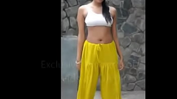Preview 1 of Jamie Valantine With Tummy Gunn - Sexy Indian Girl dancing in sports bra