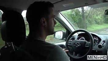 Preview 1 of Will Pak - Two athletes with huge cock fucking hard in a car.....It&#039_s too hot