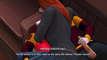Preview 2 of Strong Workout Booty - HP AU 6 - 3d Hentai - Preview Version