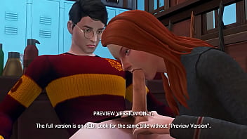 Preview 4 of Strong Workout Booty - HP AU 6 - 3d Hentai - Preview Version