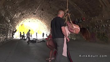 Preview 3 of Cheating Xxxx Ungle - Master bangs two slaves in public