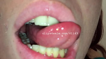 Preview 3 of Blue Drees Home - Mouth Fetish - Kristy&#039_s Mouth