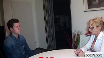 Preview 1 of White Girls Fuck Compilation - German MILF fuck 18yr old young Boy after school