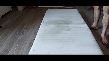 Preview 4 of Punjabi Sister Brother - humping mattress and pee
