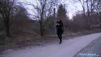 Preview 1 of 2gp King - Public Agent Alicia Wild Shows her Tits and Fucks his Cock
