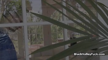 Preview 2 of Jailyne Ojeda Porno - Nubian princess blows big white dick by pool