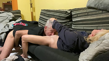 Preview 3 of Dedi Xxxc - AMATEUR REAL COUPLE - PASSIONATE SEX IN HOME with LITTLE BLONDE and WILDSPAINMAN