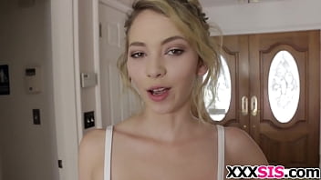 Preview 1 of Cogiendo Con Amiga Mexico - Stepbrother fucks cute stepsis Angel Smalls