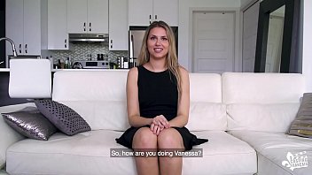 Preview 1 of Home Made Xxxshot - CASTING FRANCAIS - First time casting for Canadian amateur lesbian Vanessa Siera