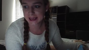 Preview 1 of Cum In Mouth A Paola Senatore - ABDL Candi McBride Prepares for Diaper Photo Shoot