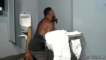Preview 2 of Seachspanking Hard Boy Nifty - Gym Gloryhole - Alessio Romero,  Brian Bonds