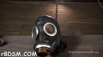 Preview 2 of Familymilf Sex - Wearing a metal cage helmet