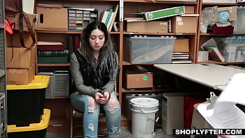 Preview 1 of Xxx Ppfuck Com - Teen Stepdaughter Caught Shoplifting By Her stepDad And Fucked