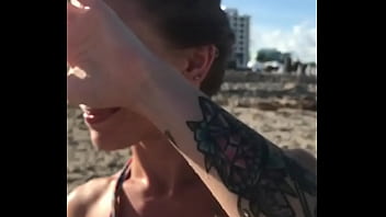 Preview 3 of Tonya Rape Amateur - Yanina Monferrer en la Playa