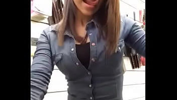 Preview 2 of Public Cum On Pantyhose - Hot Exotic Indian babe