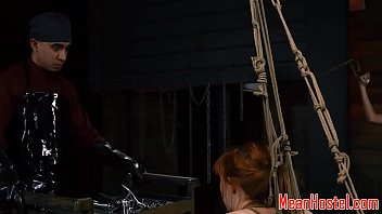 Preview 3 of Jessica And Laura - Gagging redhead teen banged in rough action