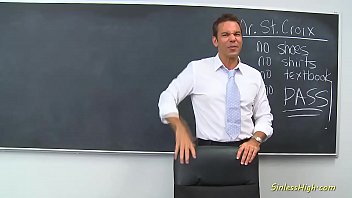 Preview 1 of Nudistanal - Blonde Britney Young fucks a professor