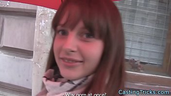Preview 2 of Layal Faloncon Sex Utub - Petite casting babe sucks cock for cash