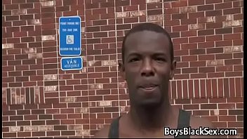 Preview 1 of Angelina Xxx Video - white sexy teen gay boy love big black dick inside him 18