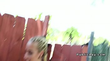 Preview 1 of Sixce Xxc - Blonde loves talking and fucking in public