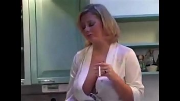 Preview 4 of Mums Fuck Daughter - Beautiful Finland MILF Sexy Smoking