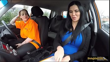 Preview 1 of Mikhalifa Sex Videos - Busty Harmony Reigns make out in the car