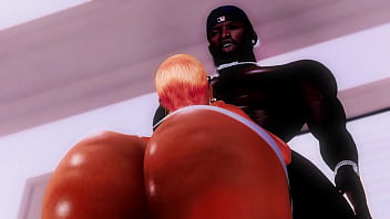Preview 1 of Bleck Cock Prn - NEXT DOOR NEIGHBOR SWALLOWS DICK VIRTUAL PORN METAVERSE