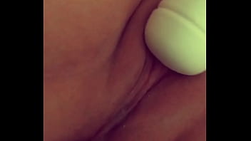 Preview 3 of Old Dykes Strapon - Girl Plugged and Squirts While Using Wand on Clit