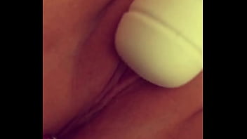 Preview 1 of Old Dykes Strapon - Girl Plugged and Squirts While Using Wand on Clit
