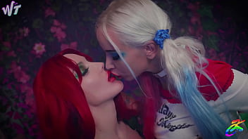 Preview 1 of Redtube Pornhub - Harley Quinn and Poison Ivy Hardcore Cosplay