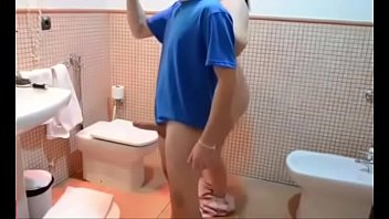 Preview 2 of Doll Sex Jizz - fucking my wife in the bathroom