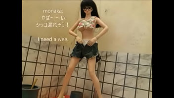 Preview 1 of Dog Man Sax Xxx - Doll in Chinese toilet ドールが中国式トイレで。figure・hentai 人形/LOVE