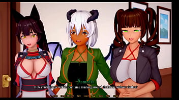 Preview 1 of Loud Screaming Orgasm Fuck - Hg Champion of realms p7 Slice of life with harem