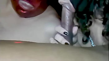 Preview 1 of Bbw Dasi Sex Mms - Homemade threesome Cuckold husband sucks dick with his wife