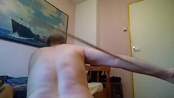 Preview 2 of Old Man Force To Virgin - Caning.rug.slaapkamer.28.11.17