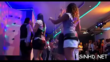Preview 1 of Horny Party Teens Suck Cock - Savouring loads of weenies