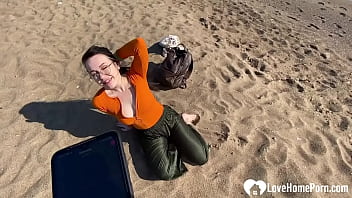 Preview 1 of Befor After - I got a great blowjob in the desert