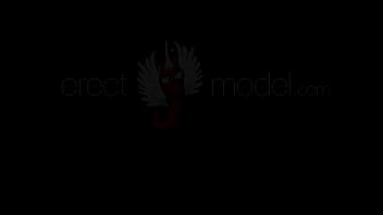 Preview 1 of Misty Stone Videos - Handcuffed and masked naked gay man in BDSM cage