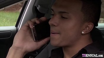 Preview 1 of Com Milf Teen - Latina escort shemale anal fucked by a black guys big cock