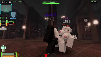 Preview 2 of Pornxx Art - Roblox The girl on the roadside was filled with semen by a black man