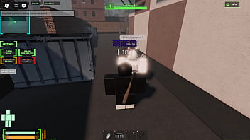 Preview 1 of Pornxx Art - Roblox The girl on the roadside was filled with semen by a black man