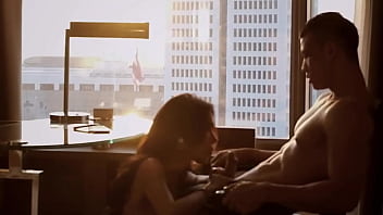 Preview 1 of Snow Whait - 5Asian shemale gets fucked bareback in hotel by european tourist