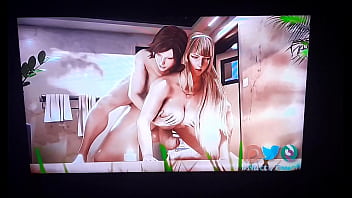 Preview 1 of Mom Lock Kitchen - Assistindo TV com tes&atilde_o