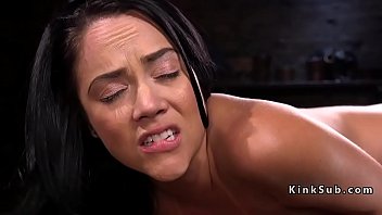 Preview 3 of Mom N Son Soft Movie - Fucking machine in ass of brunette